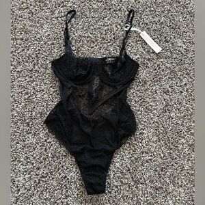 Victoria's Secret Black Lace Teddy size XS